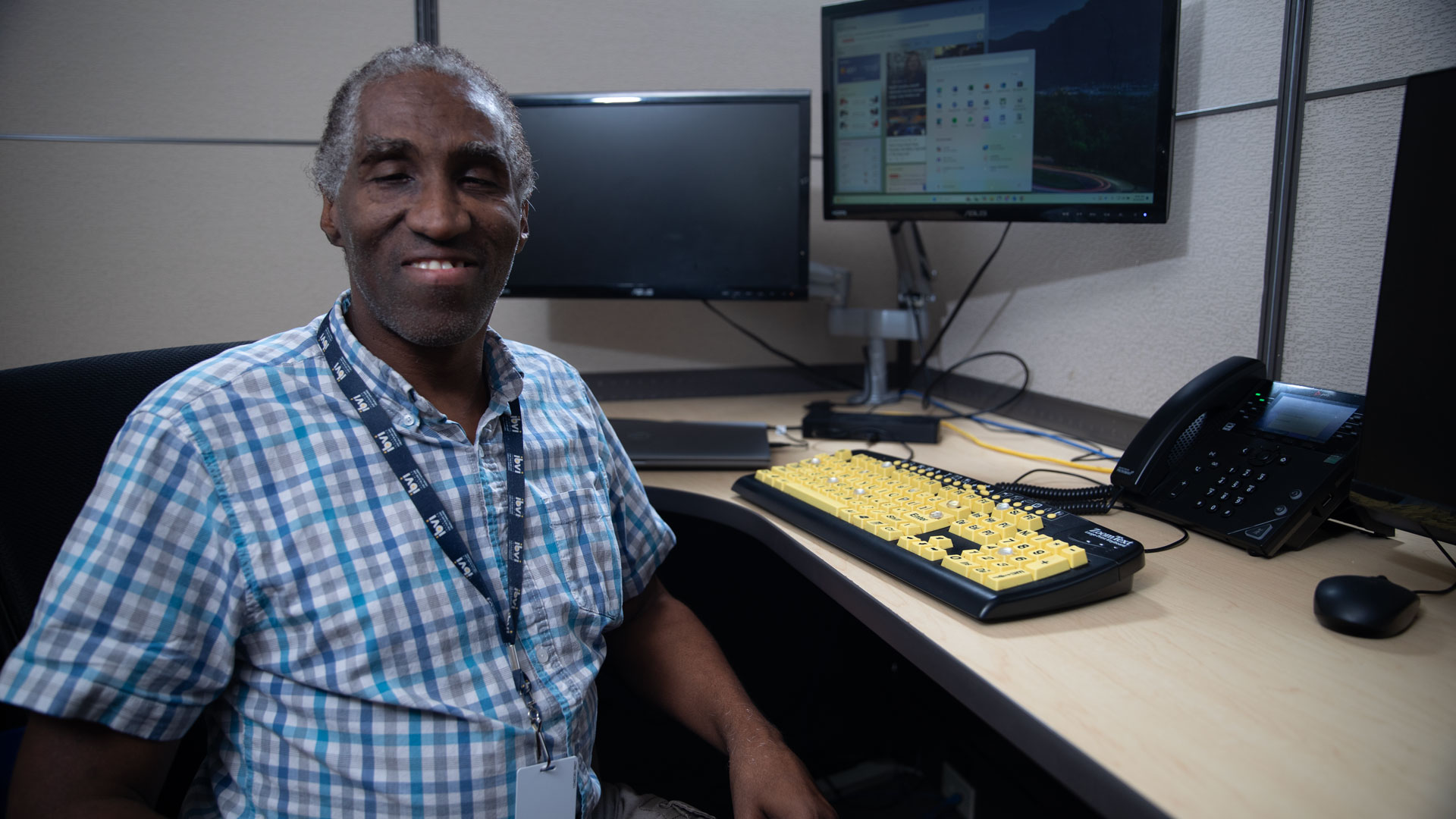 Kevin Fortune in an office setting.